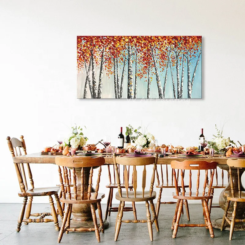 High Quality Handpainted large size tree forest red leaf outside landsacpe Oil Paintings on Canvas Modern Art Best Gift Pictures
High Quality Handpainted large size tree forest red leaf outside landsacpe Oil Paintings on Canvas Modern Art Best Gift Pictures