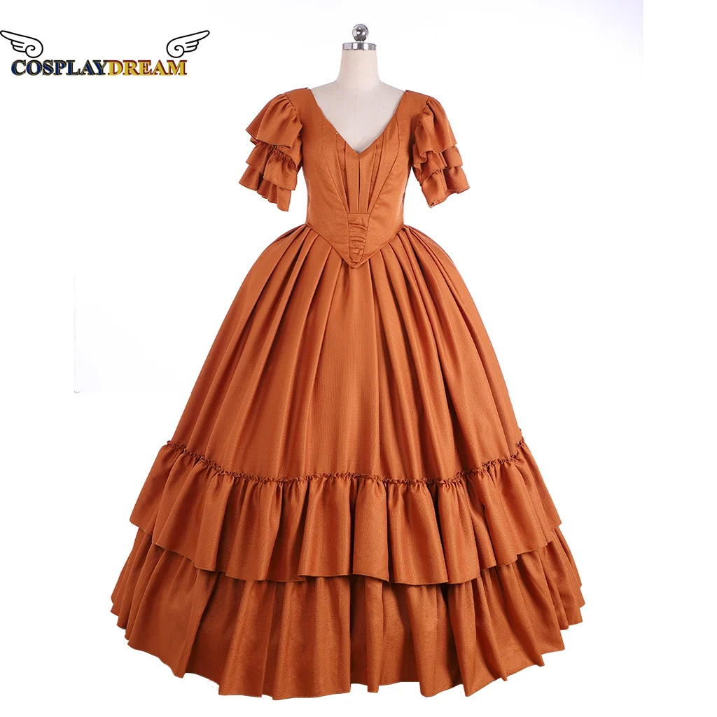 Cosplaydream Victorian 1860s Dress Civil War Dress Dickens Dress Ball Gown Vintage Costumes Medieval Ball Gown Dress Custom Made
Cosplaydream Victorian 1860s Dress Civil War Dress Dickens Dress Ball Gown Vintage Costumes Medieval Ball Gown Dress Custom Made