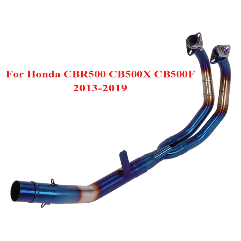 Motorcycle Exhaust System Front Connector Pipe Header Connection Link Pipe Slip on Exhaust Pipe for Honda CBR500R CB500X CB500F
Motorcycle Exhaust System Front Connector Pipe Header Connection Link Pipe Slip on Exhaust Pipe for Honda CBR500R CB500X CB500F