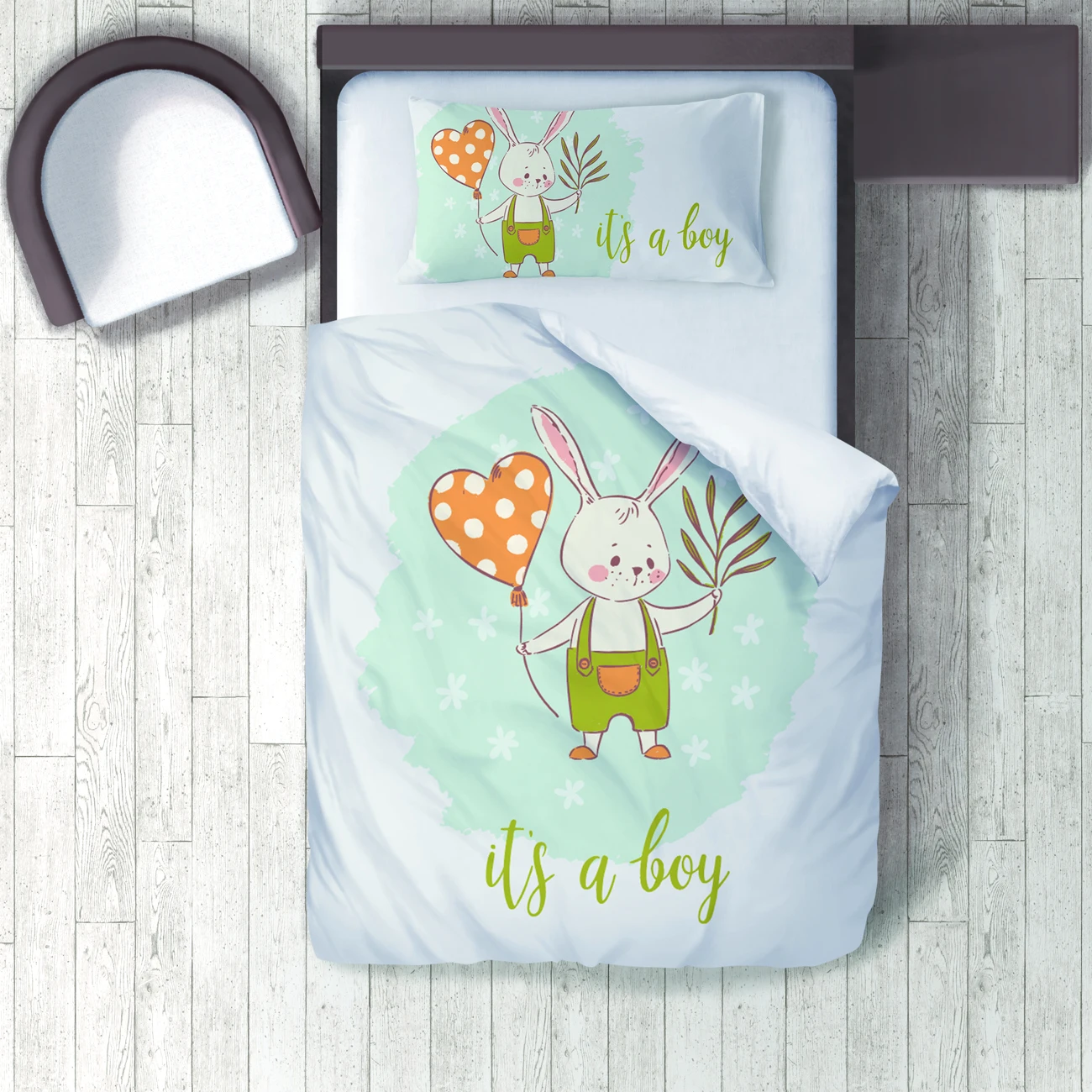 Duvet Cover Set Bedding Set Pillow Case for Baby and Kids Room 3D Printed Gray Size Rabbit Balloon Model 264
Duvet Cover Set Bedding Set Pillow Case for Baby and Kids Room 3D Printed Gray Size Rabbit Balloon Model 264