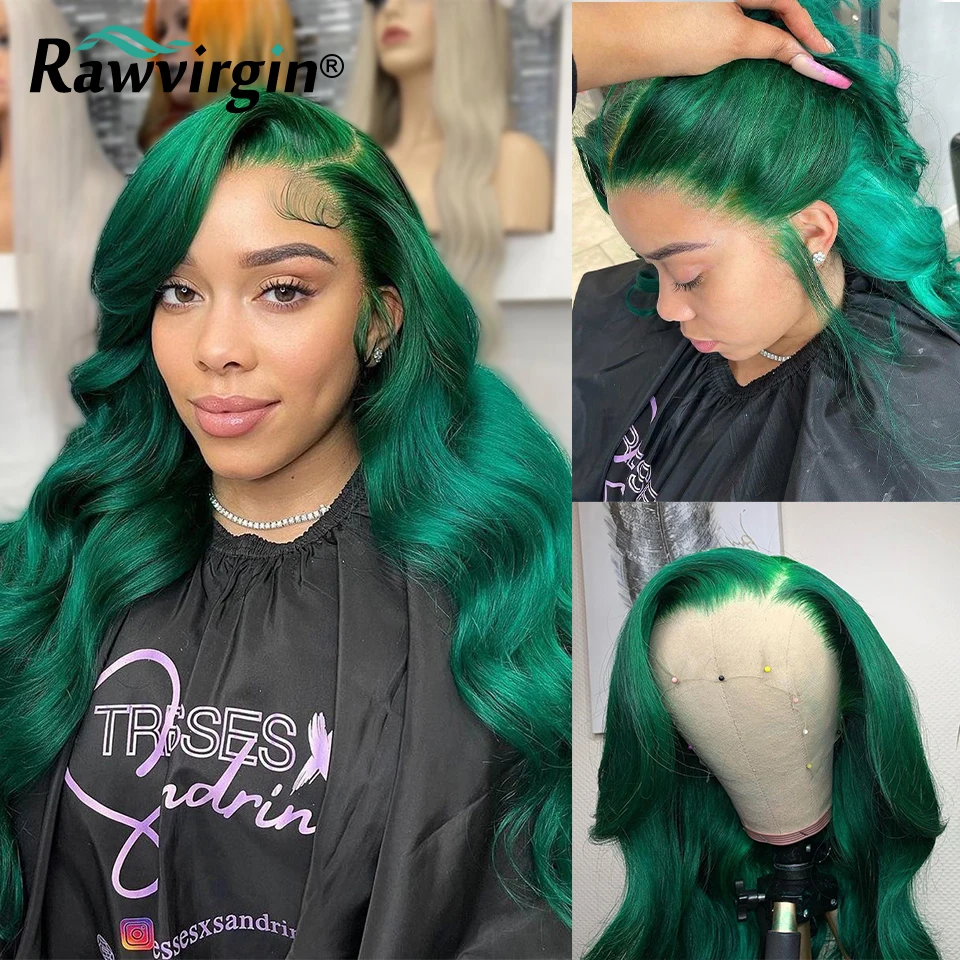 Dark Green Wigs For Women Human Hair Brazilian Colored Human Hair Wigs HD Lace Frontal Wig Body Wave Lace Front Wig Cosplay Remy
Dark Green Wigs For Women Human Hair Brazilian Colored Human Hair Wigs HD Lace Frontal Wig Body Wave Lace Front Wig Cosplay Remy