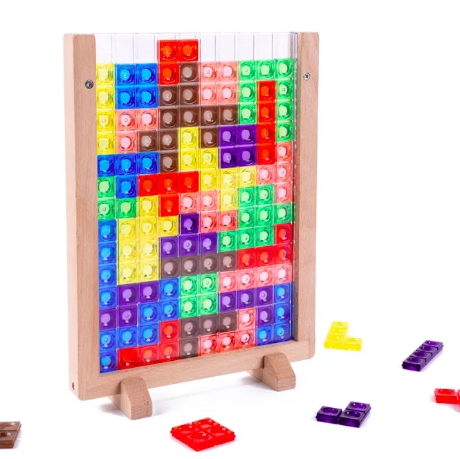 Wooden Puzzle Colorful 3D Puzzle Wooden Tangram Creative Russian Desktop Game Building Blocks Board Math Toys 3D Block Game NEW
Wooden Puzzle Colorful 3D Puzzle Wooden Tangram Creative Russian Desktop Game Building Blocks Board Math Toys 3D Block Game NEW