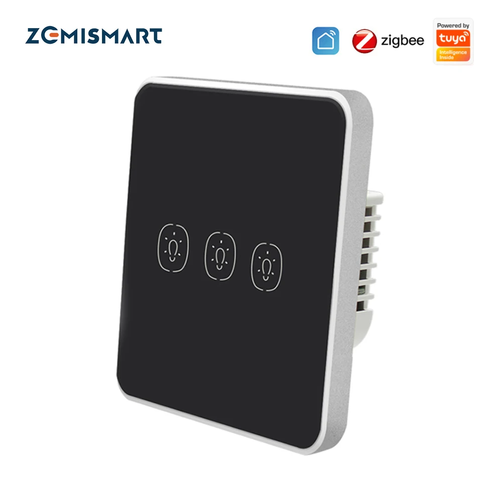 Zemismart Tuya Zigbee светильник, переключатель, черное стекло, сенсорный переключатель, Alexa Echo, Google, домашний помощник, управление
Zemismart Tuya Zigbee светильник, переключатель, черное стекло, сенсорный переключатель, Alexa Echo, Google, домашний помощник, управление