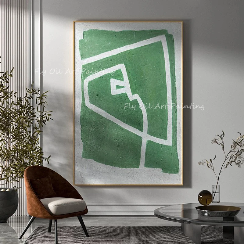 Green Canvas Landscape Thick Knife Modern Picture Large Size 100% Handpainted oil painting Pictures for Living Room Decoration
Green Canvas Landscape Thick Knife Modern Picture Large Size 100% Handpainted oil painting Pictures for Living Room Decoration