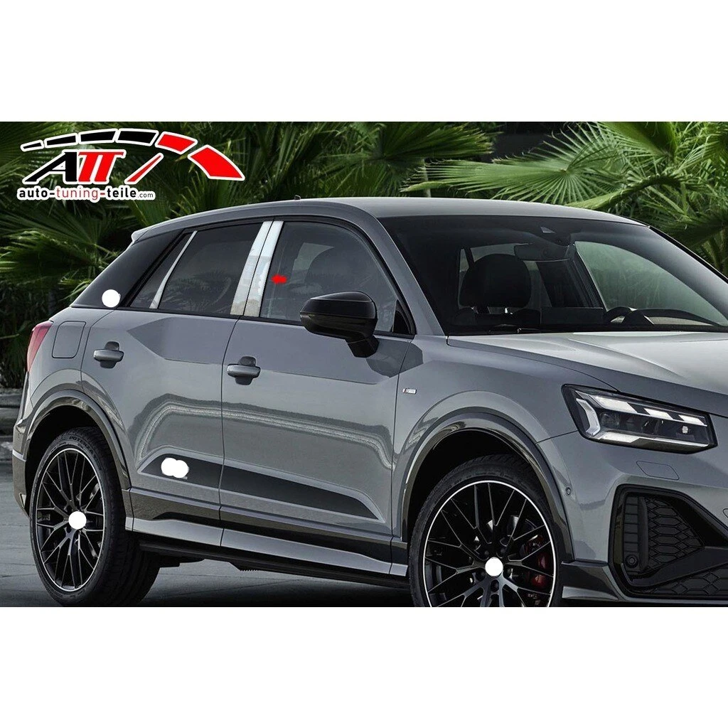 For Audi Q2 2016-2018 chrome door pillar 6 piece stainless steel car accessories stickers auto spare parts trim
For Audi Q2 2016-2018 chrome door pillar 6 piece stainless steel car accessories stickers auto spare parts trim