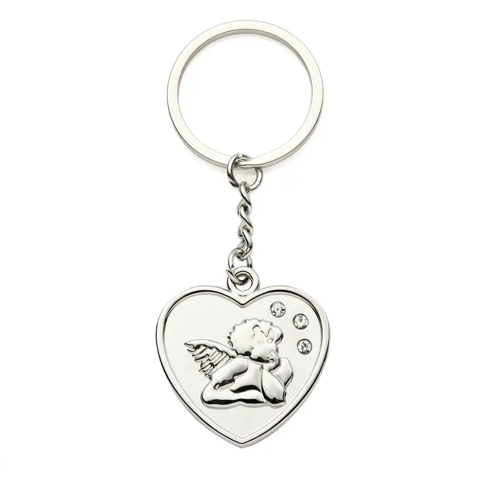Personalized Wedding Souvenirs For Guests Customized Party Gifts With Organza Bag Guardian Angel Silver Heart Keychains Key Ring
Personalized Wedding Souvenirs For Guests Customized Party Gifts With Organza Bag Guardian Angel Silver Heart Keychains Key Ring
