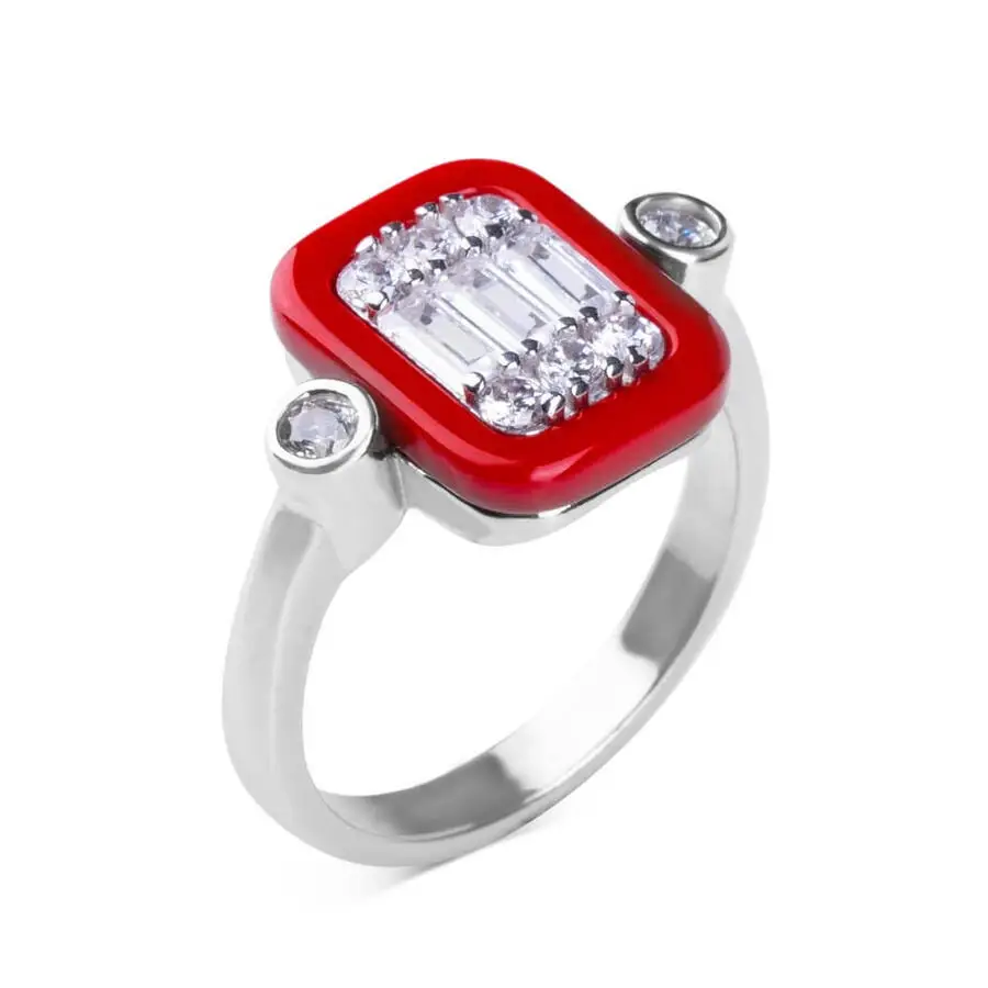 Women Red Baguette Silver Ring Multi Stone Women Accessories European Charms Solid 925 Sterling Silver
Women Red Baguette Silver Ring Multi Stone Women Accessories European Charms Solid 925 Sterling Silver