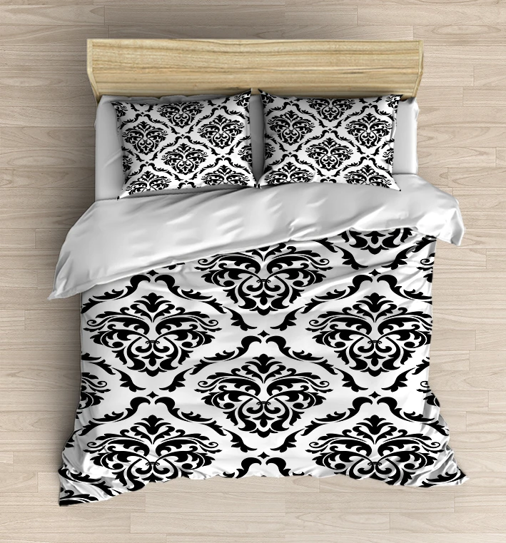 Else 4 Piece Black White Authentic Retro Damask 3D Print Cotton Satin Double Duvet Cover Bedding Set Pillow Case Bed Sheet
Else 4 Piece Black White Authentic Retro Damask 3D Print Cotton Satin Double Duvet Cover Bedding Set Pillow Case Bed Sheet