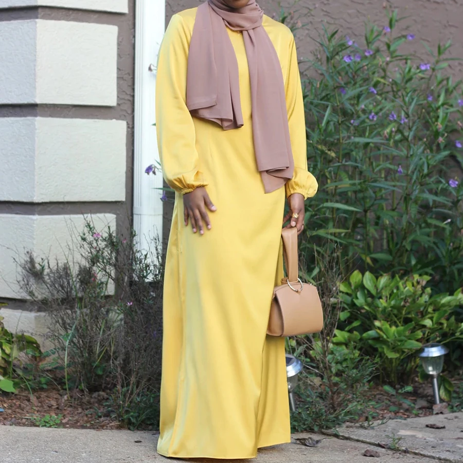 Hot Sale Islamic Clothing Simple Style Muslim Abaya Satin Casual Modest Plain Dress for Women
Hot Sale Islamic Clothing Simple Style Muslim Abaya Satin Casual Modest Plain Dress for Women