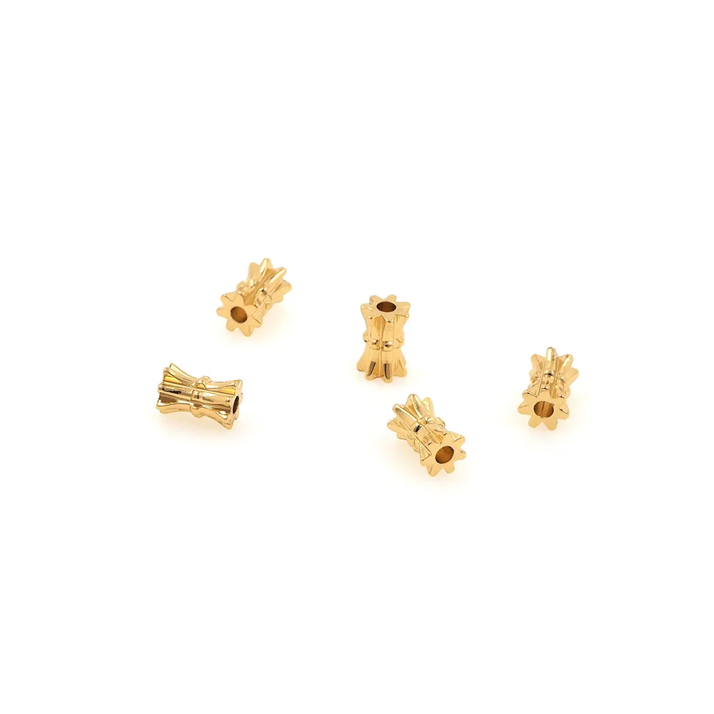 10PCS Creative Gold Accessories, Exquisite Spacer Beads, Fashion Handmade Bracelets, DIY Jewelry Making Supplies 5.9x4mm
10PCS Creative Gold Accessories, Exquisite Spacer Beads, Fashion Handmade Bracelets, DIY Jewelry Making Supplies 5.9x4mm