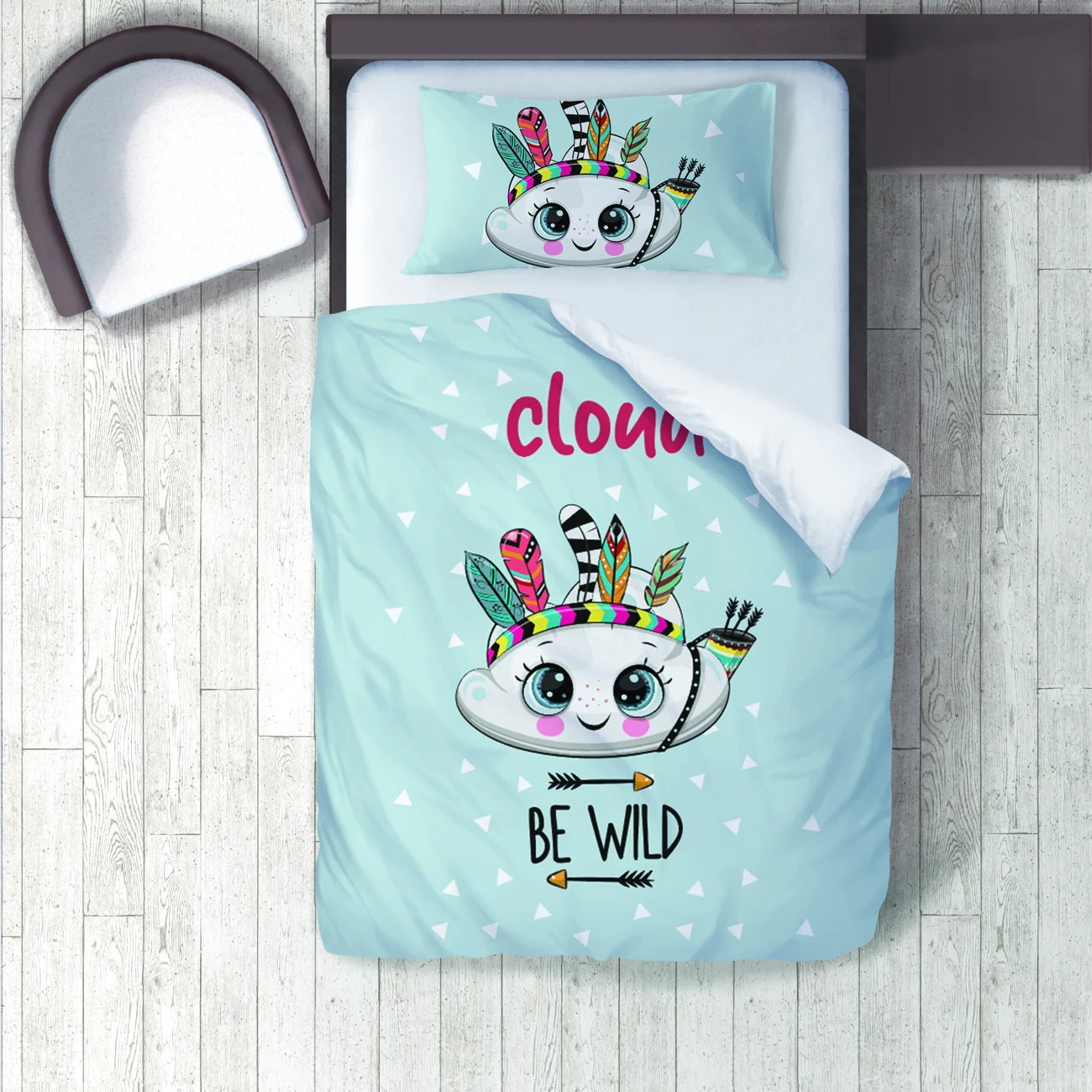 Duvet Cover Set Bedding Set Pillow Case for Baby and Kids Room 3D Printed Light Blue Wild Cloud Model 146
Duvet Cover Set Bedding Set Pillow Case for Baby and Kids Room 3D Printed Light Blue Wild Cloud Model 146