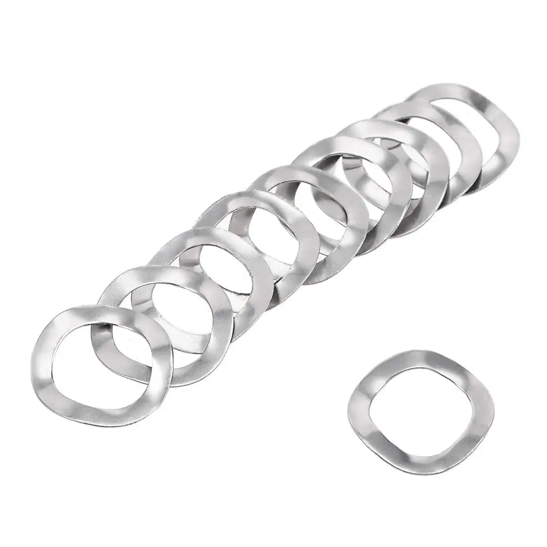 (ID)14mm*(OD)21mm* (H)0.2mm Stainless Steel 304 SS M14 Wave Spring Washer 500pcs/lot
(ID)14mm*(OD)21mm* (H)0.2mm Stainless Steel 304 SS M14 Wave Spring Washer 500pcs/lot