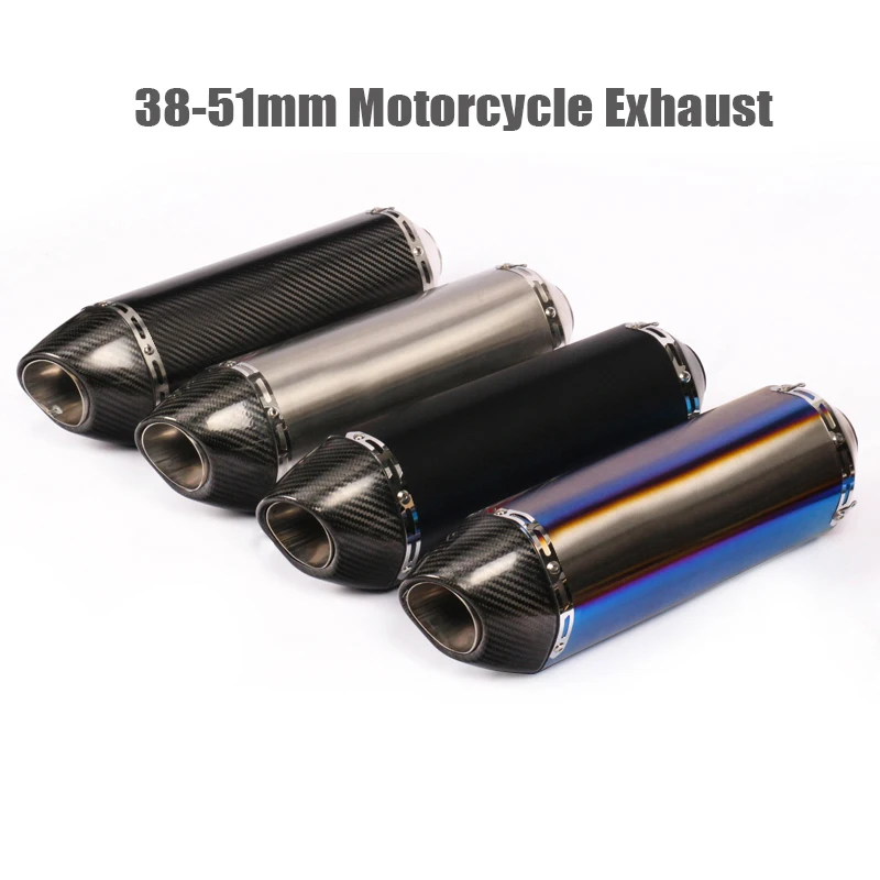 Motorcycle Racing Exhaust Tip Muffler Tail Pipe Silencer 51mm Universal Modified Exhaust Tube Pipe
Motorcycle Racing Exhaust Tip Muffler Tail Pipe Silencer 51mm Universal Modified Exhaust Tube Pipe