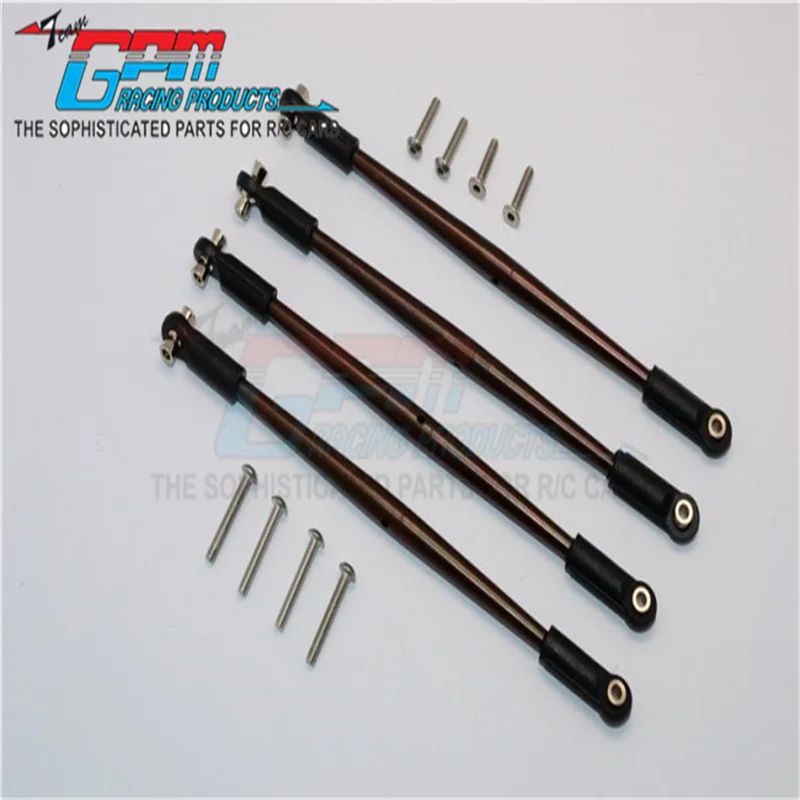 GPM SPRING STEEL FRONT STEERING AND REAR SUPPORTING LINKS - 4PCS SET FOR TRAXXAS 1/10 E-REVO/SUMMIT/REVO/E-REVO 3.3 UPGRADE
GPM SPRING STEEL FRONT STEERING AND REAR SUPPORTING LINKS - 4PCS SET FOR TRAXXAS 1/10 E-REVO/SUMMIT/REVO/E-REVO 3.3 UPGRADE