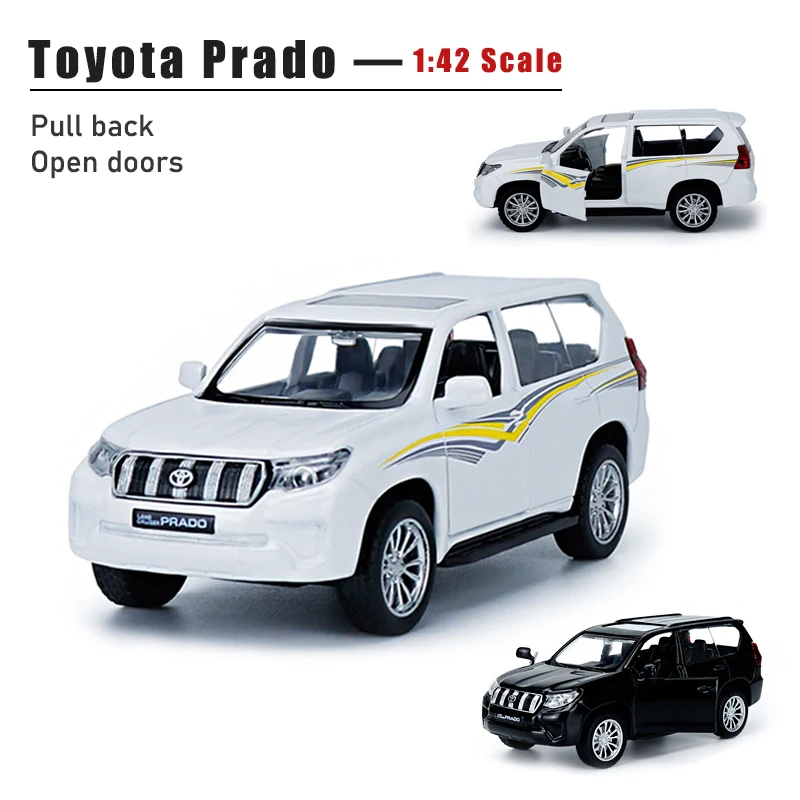 MSZ 1/43 Scale Toyota Prado Alloy Diecast Metal Model Car Pull Back Open Doors Collection Children Kids Toys
MSZ 1/43 Scale Toyota Prado Alloy Diecast Metal Model Car Pull Back Open Doors Collection Children Kids Toys