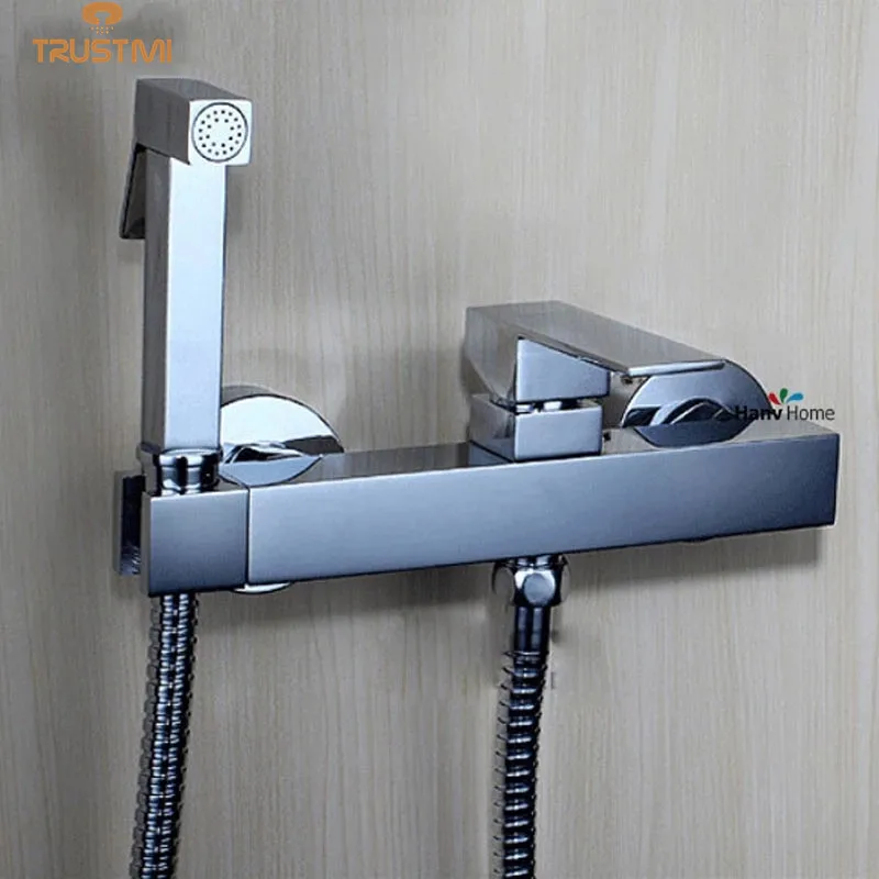 Brass Toilet Handheld Bidet Spray Shattaf Hot Cold Mixer Valve With Holder Sprayer Shower Set Jet Douche Bathroom Tool
Brass Toilet Handheld Bidet Spray Shattaf Hot Cold Mixer Valve With Holder Sprayer Shower Set Jet Douche Bathroom Tool