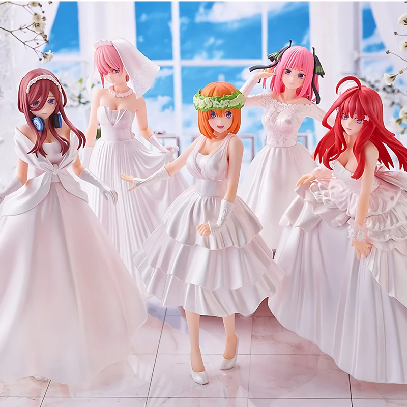 Judai Original Banpresto Ichiban Kuji Gotoubun no Hanayome Nakano Ichika Nino Miku Yotsuba Itsuki Bride Style Action Figure Toys
Judai Original Banpresto Ichiban Kuji Gotoubun no Hanayome Nakano Ichika Nino Miku Yotsuba Itsuki Bride Style Action Figure Toys