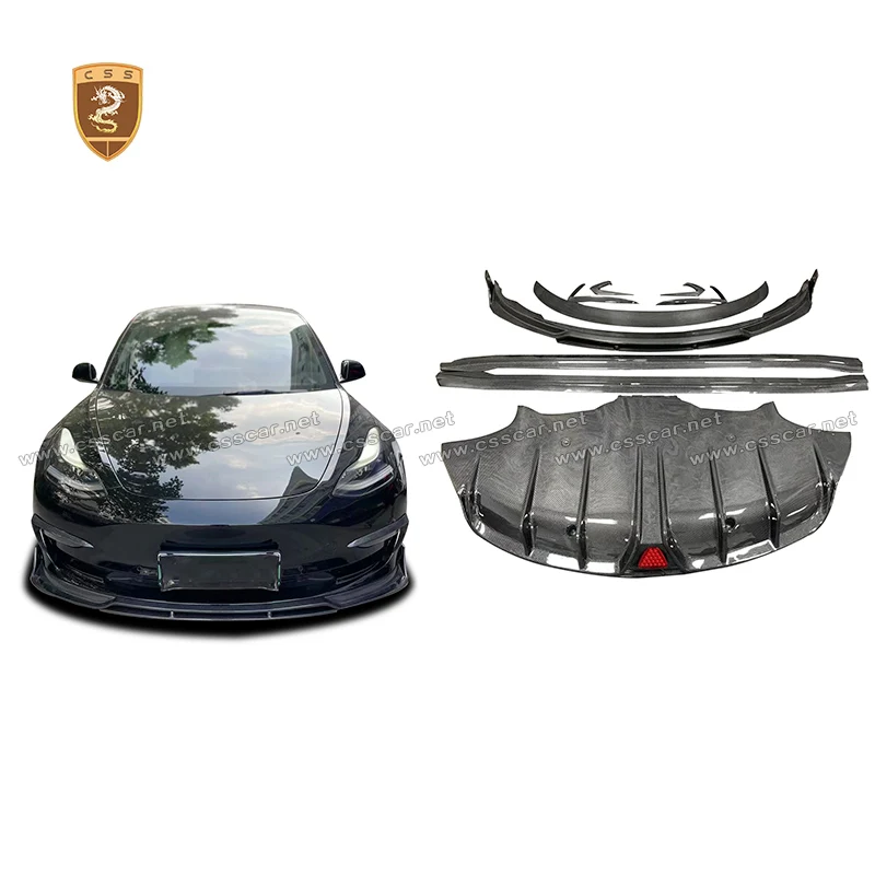 2017-2022 Tesla 3 carbon fiber accessories model 3 upgrade CMT2 style car front & rear lips spoiler body kit renovation 01132
2017-2022 Tesla 3 carbon fiber accessories model 3 upgrade CMT2 style car front & rear lips spoiler body kit renovation 01132
