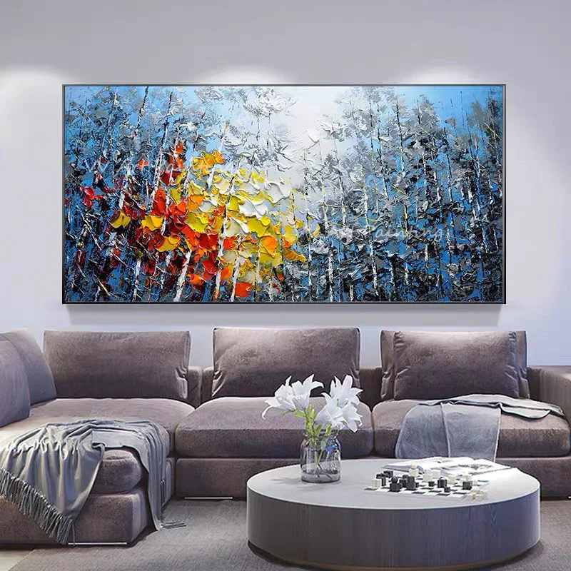 High Quality Handpainted Knife Street Colorful and Blue Canvas Landscape Oil Painting Modern Living Room Porch Gift
High Quality Handpainted Knife Street Colorful and Blue Canvas Landscape Oil Painting Modern Living Room Porch Gift
