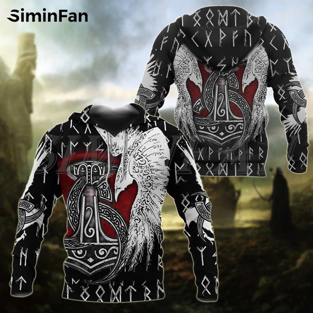 Viking Odin White Raven Tattoo 3D Print Men Hoodie Zipper Jacket Harajuku Hooded Pullover Unisex Casual Outwear Women Tracksuit
Viking Odin White Raven Tattoo 3D Print Men Hoodie Zipper Jacket Harajuku Hooded Pullover Unisex Casual Outwear Women Tracksuit