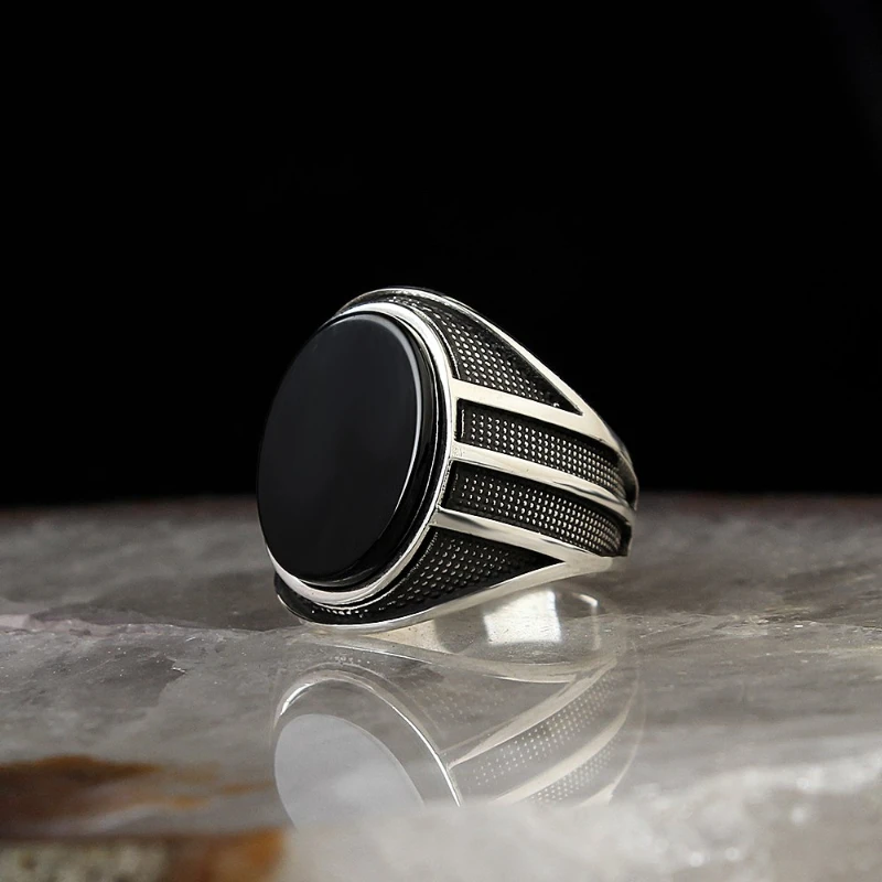 Men Onyx Gemstone 925 Sterling Silver Ring Special Design 2022 Summer Winter Fashion Trend Accessories Products Gift Items Free Shipping
Men Onyx Gemstone 925 Sterling Silver Ring Special Design 2022 Summer Winter Fashion Trend Accessories Products Gift Items Free Shipping