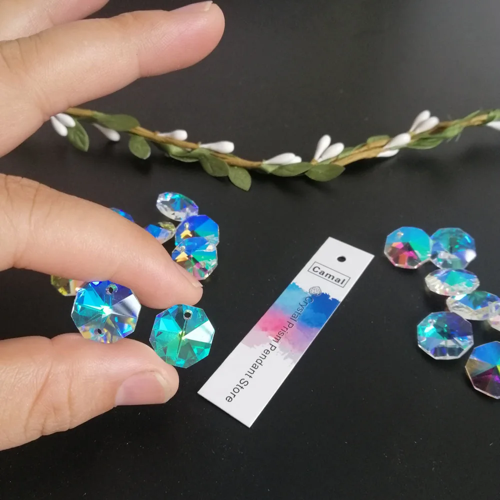 Camal 30Pcs 14mm AB Color ONE/TWO Holes Crystal Octagonal Loose BeadsChandelier Lamp Parts Curtain Craft Wedding Ornament Home
Camal 30Pcs 14mm AB Color ONE/TWO Holes Crystal Octagonal Loose BeadsChandelier Lamp Parts Curtain Craft Wedding Ornament Home