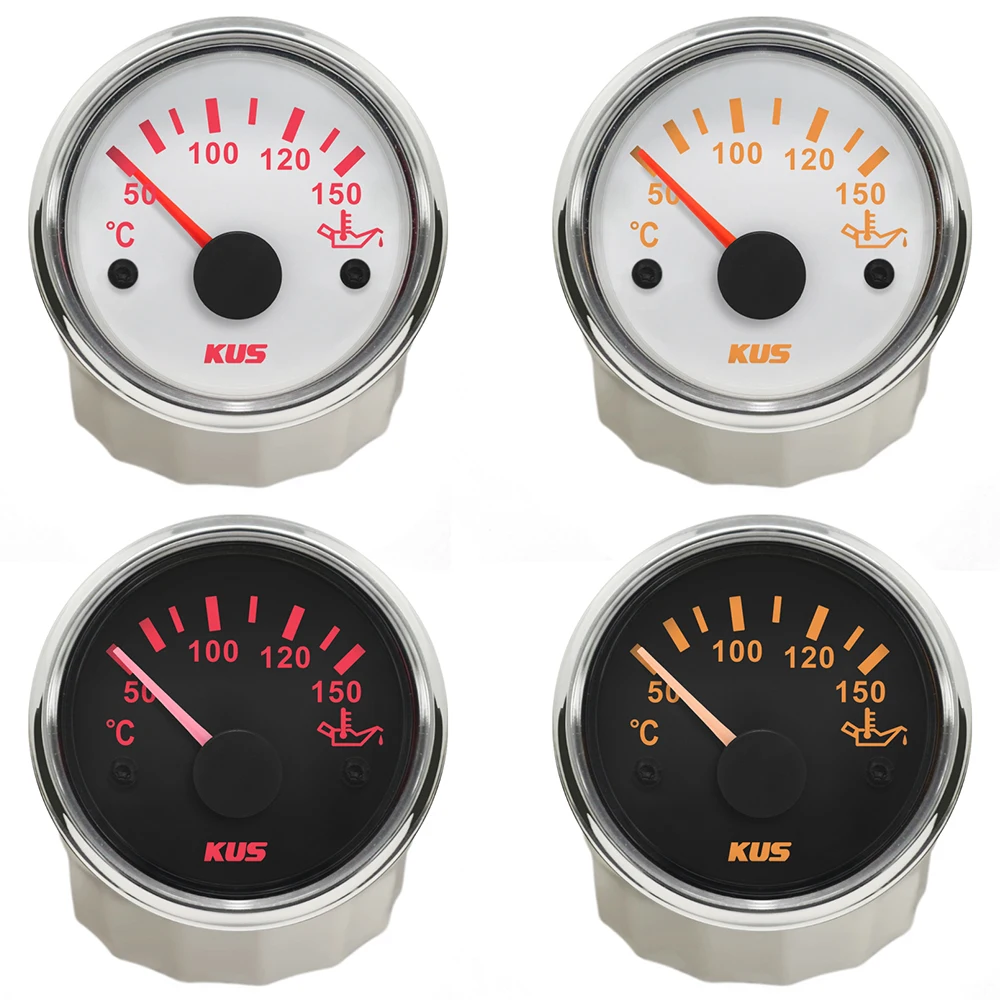 New KUS 52mm Oil Temperature Gauge Meter Waterproof Indicator fit Car Boat Marine Vessel With Red and Yellow available
New KUS 52mm Oil Temperature Gauge Meter Waterproof Indicator fit Car Boat Marine Vessel With Red and Yellow available