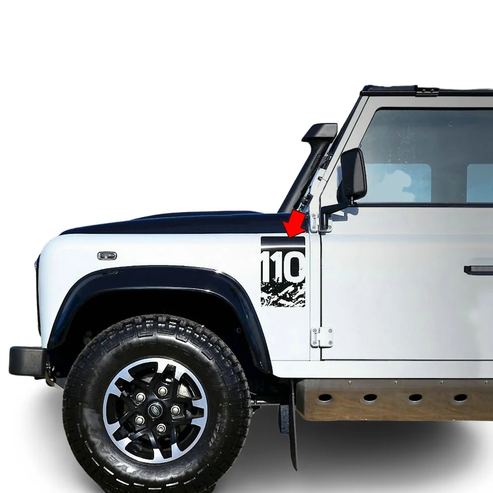 Front Engine Hood Side Fender Decal Letter Vinyl Graphics for Land Rover Defender 110
Front Engine Hood Side Fender Decal Letter Vinyl Graphics for Land Rover Defender 110