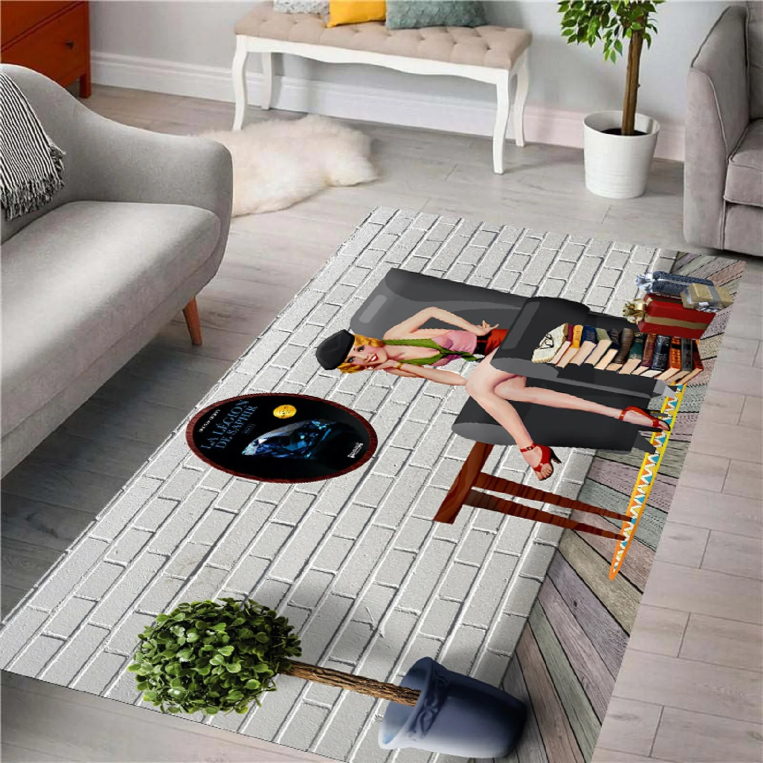 Books And Girl Patterned Rug ,Modern Design,Teen,Popular Rug,Themed Rug,Vintage Rug,Home Decor Personalized Carpet
Books And Girl Patterned Rug ,Modern Design,Teen,Popular Rug,Themed Rug,Vintage Rug,Home Decor Personalized Carpet