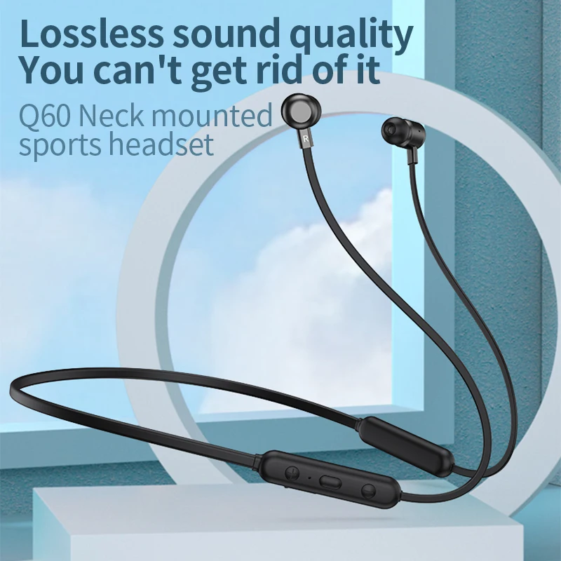 Bluetooth5.0 Wireless Earbuds Magnetic Neckband Earphones Waterproof Sport Headset with Mic Noise Cancelling
Bluetooth5.0 Wireless Earbuds Magnetic Neckband Earphones Waterproof Sport Headset with Mic Noise Cancelling