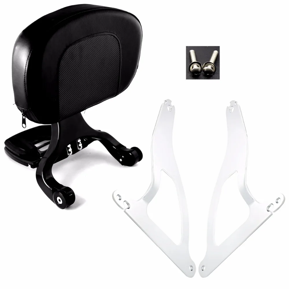Chrome Fixed Mount&Black Multi Purpose Adjustable Driver Passenger Backrest For Harley Dyna Super Glide Street Bob 2006-2017
Chrome Fixed Mount&Black Multi Purpose Adjustable Driver Passenger Backrest For Harley Dyna Super Glide Street Bob 2006-2017