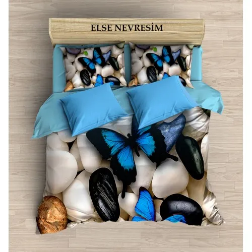 Else 6 Piece Blue White Butterfly on Pebble Stone 3D Print Cotton Satin Double Duvet Cover Bedding Set Pillow Case Bed Sheet
Else 6 Piece Blue White Butterfly on Pebble Stone 3D Print Cotton Satin Double Duvet Cover Bedding Set Pillow Case Bed Sheet