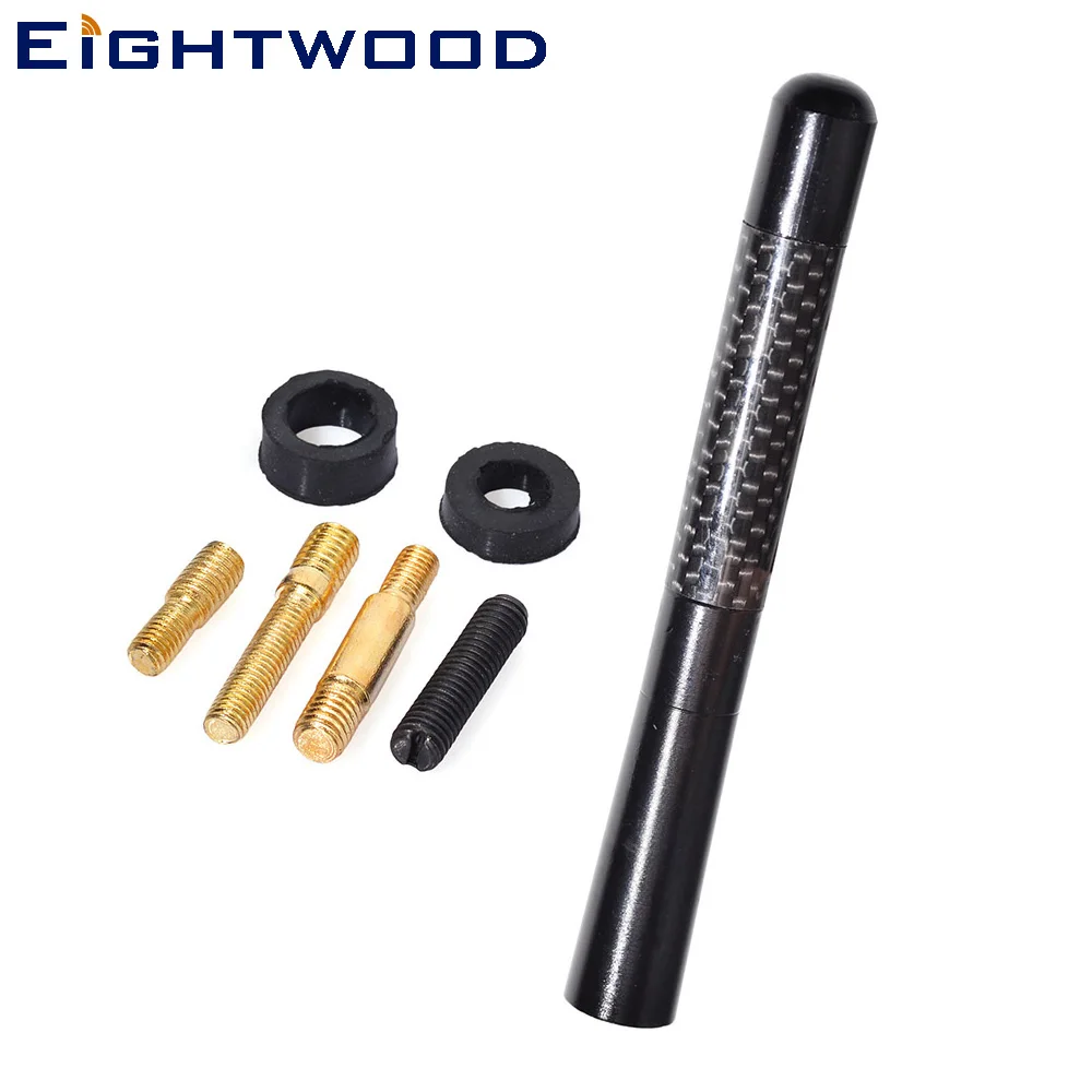 Eightwood Vehicle Antenna Mast Carbon Fiber Stubby Aerial Universal Auto Replacement Aluminum Alloy 12cm With 4 Type Screw Bolts
Eightwood Vehicle Antenna Mast Carbon Fiber Stubby Aerial Universal Auto Replacement Aluminum Alloy 12cm With 4 Type Screw Bolts
