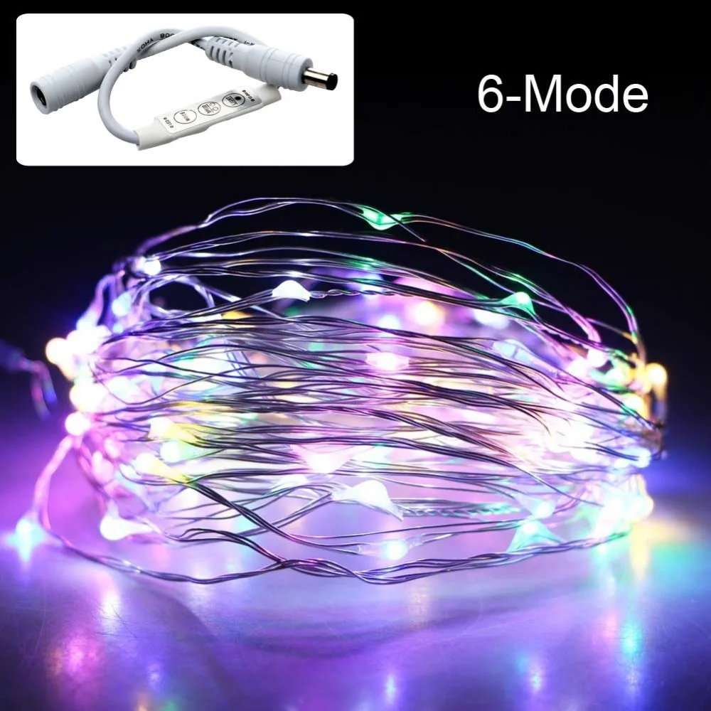 100LED Christmas String Light with Dimming Controller clubs Festival Party decoration light colorful 10M 6 Lighting modes 2018
100LED Christmas String Light with Dimming Controller clubs Festival Party decoration light colorful 10M 6 Lighting modes 2018