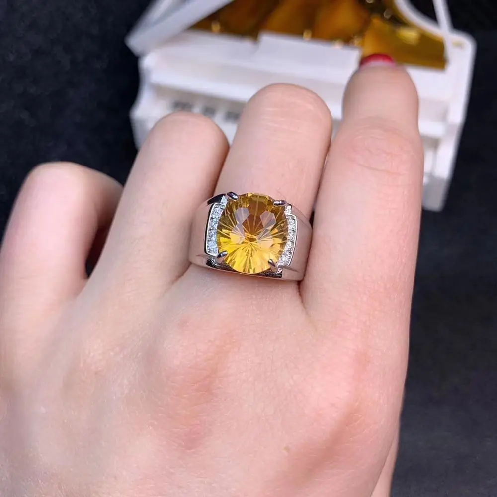 KJJEAXCMY Кольцо из стерлингового серебра 925 пробы с инкрустацией из цитрина и драгоценного камня для мужчин, ювелирные изделия для вечеринки, подарок на день рождения, Новый год, Рождество
KJJEAXCMY Кольцо из стерлингового серебра 925 пробы с инкрустацией из цитрина и драгоценного камня для мужчин, ювелирные изделия для вечеринки, подарок на день рождения, Новый год, Рождество