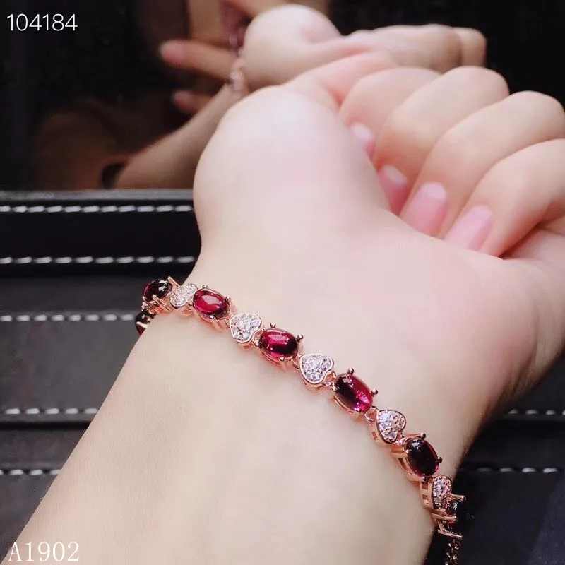 KJJEAXCMY fine jewelry 925 sterling silver inlaid natural garnet gemstone female bracelet luxury support test
KJJEAXCMY fine jewelry 925 sterling silver inlaid natural garnet gemstone female bracelet luxury support test