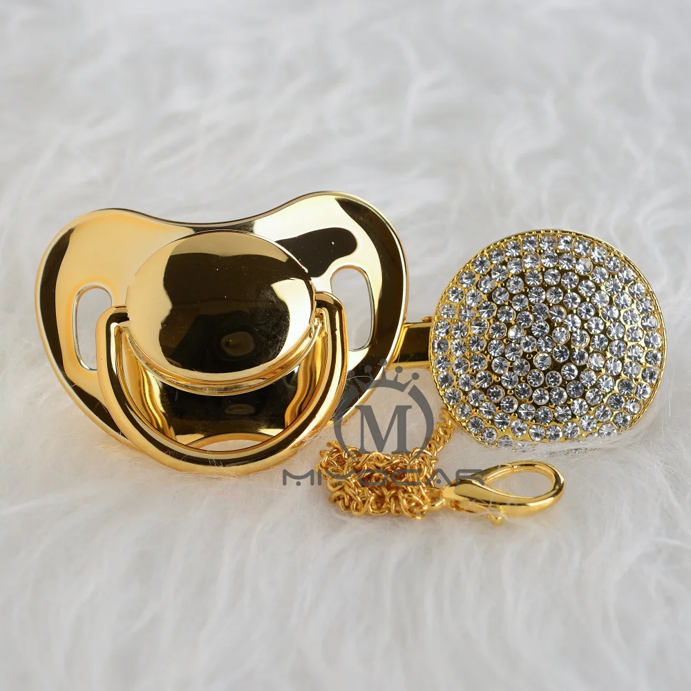 MIYOCAR BLING все золотые Пустышки и соски клип уникальный дизайн ребенка SGS сертификат Безопасный и уникальный A8
MIYOCAR BLING все золотые Пустышки и соски клип уникальный дизайн ребенка SGS сертификат Безопасный и уникальный A8