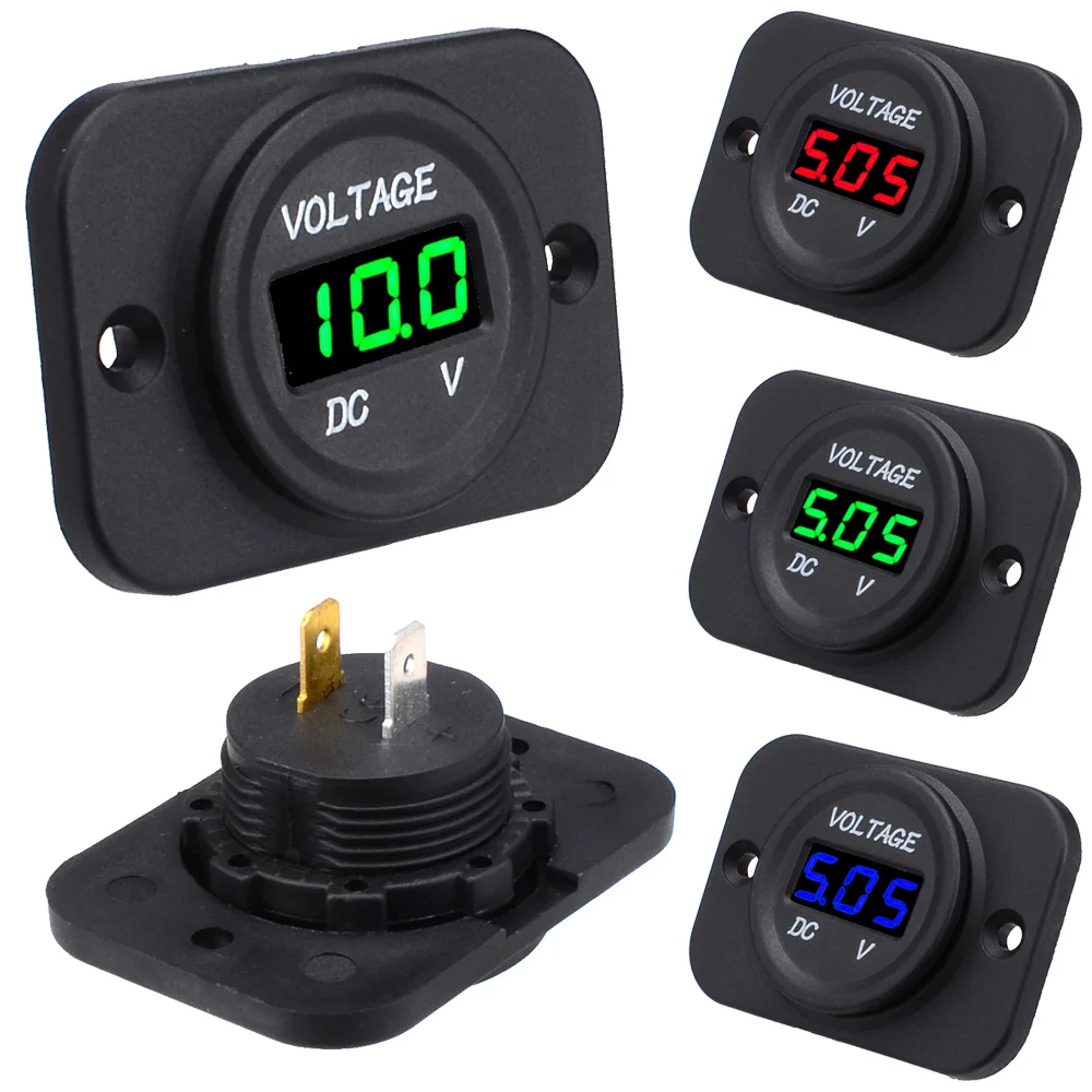 New 36mm 6-30V Car Auto Digital Voltmeter Blue/Green/Red LED Voltage Meter Volt Gauge Tester Monitor
New 36mm 6-30V Car Auto Digital Voltmeter Blue/Green/Red LED Voltage Meter Volt Gauge Tester Monitor