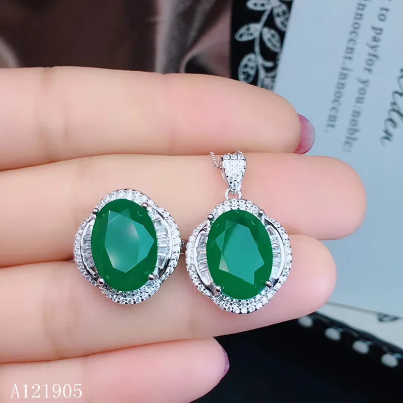 KJJEAXCMY boutique jewelry 925 sterling silver inlaid natural emerald green female ladies luxury ring necklace pendant set suppo
KJJEAXCMY boutique jewelry 925 sterling silver inlaid natural emerald green female ladies luxury ring necklace pendant set suppo