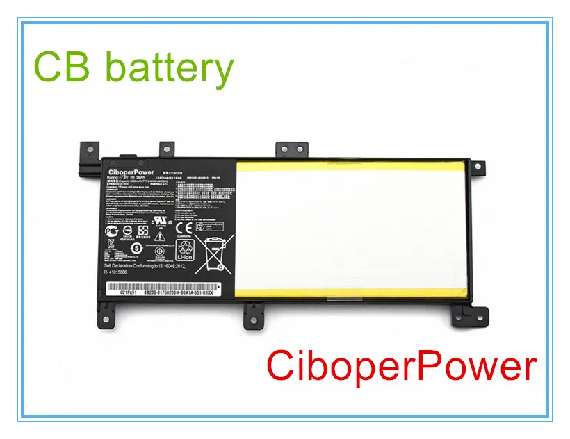 Оригинальное качество C21N1509 Аккумулятор для ноутбука X556UA X556UB X556UF X556UJ X556UQ X556UR
Оригинальное качество C21N1509 Аккумулятор для ноутбука X556UA X556UB X556UF X556UJ X556UQ X556UR
