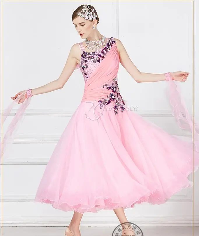 ballroom dress woman pink ballroom dresses dance customize ballroom dress competition lycra B-1773
ballroom dress woman pink ballroom dresses dance customize ballroom dress competition lycra B-1773
