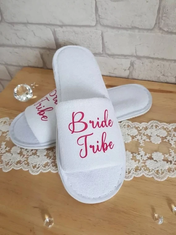 customize Bride tribe wedding bridesmaid bride spa slippers day hen night out girl Hangover Crew Bachelorette party favors gifts
customize Bride tribe wedding bridesmaid bride spa slippers day hen night out girl Hangover Crew Bachelorette party favors gifts