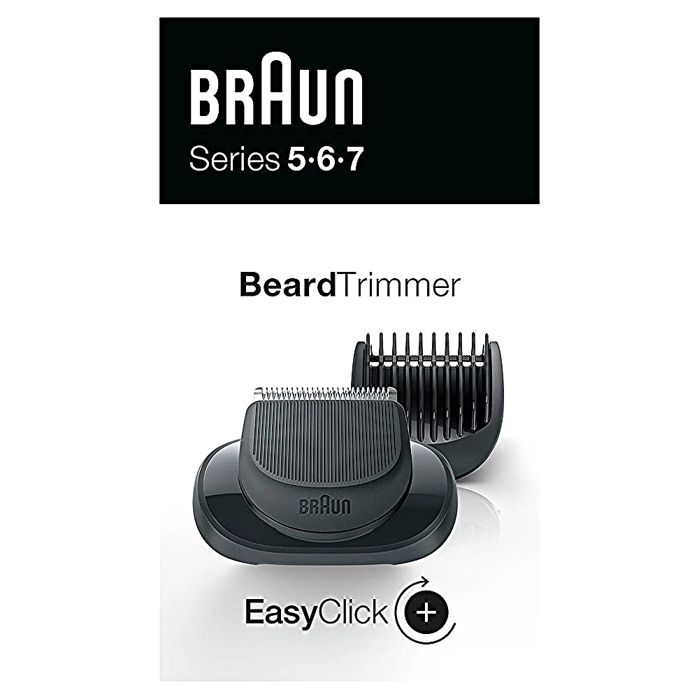 Braun EasyClick Beard Shaping Attachment For Series 5, 6 and 7 Shavers (Next Generation)
Braun EasyClick Beard Shaping Attachment For Series 5, 6 and 7 Shavers (Next Generation)