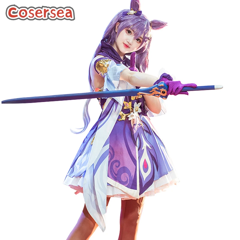 Cosersea Game Genshin Impact Keqing Cosplay Costume Keqing Cosplay For Women Dress Outfit Halloween Full Set
Cosersea Game Genshin Impact Keqing Cosplay Costume Keqing Cosplay For Women Dress Outfit Halloween Full Set