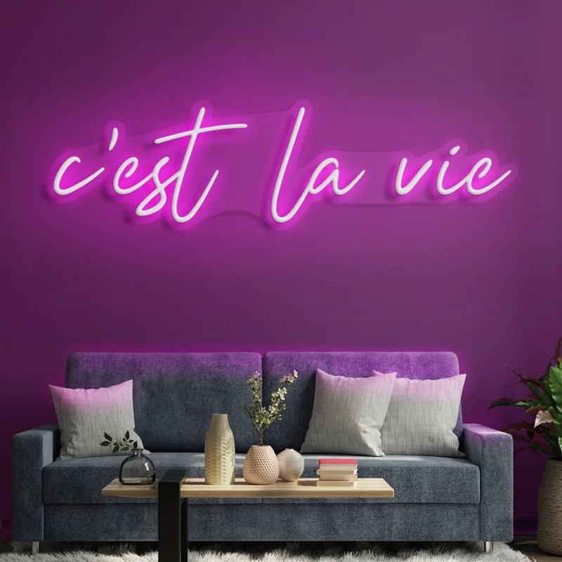 CEST LA VIE Neon Sign Light Office Living Room Interior Design, Neon Sign Wall Art,Neon Sign Wall Decor
CEST LA VIE Neon Sign Light Office Living Room Interior Design, Neon Sign Wall Art,Neon Sign Wall Decor