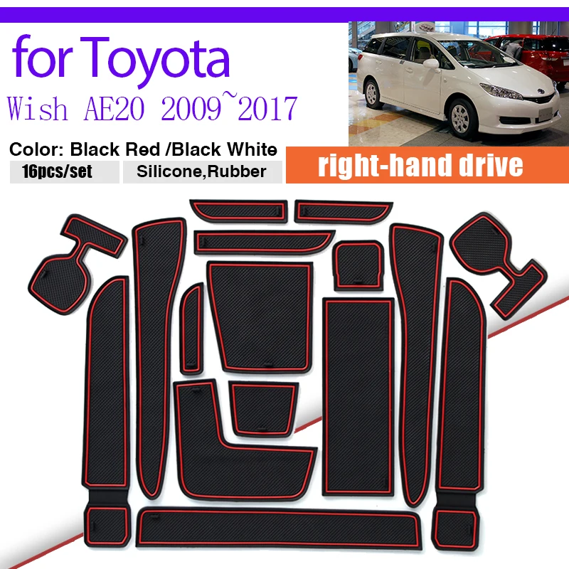 Door Groove Dust-proof for Toyota Wish AE20 2009~2017 2010 Rubber Mat Cup Storage Gate Slot Anti-slip Car Sticker Pad Auto Part
Door Groove Dust-proof for Toyota Wish AE20 2009~2017 2010 Rubber Mat Cup Storage Gate Slot Anti-slip Car Sticker Pad Auto Part