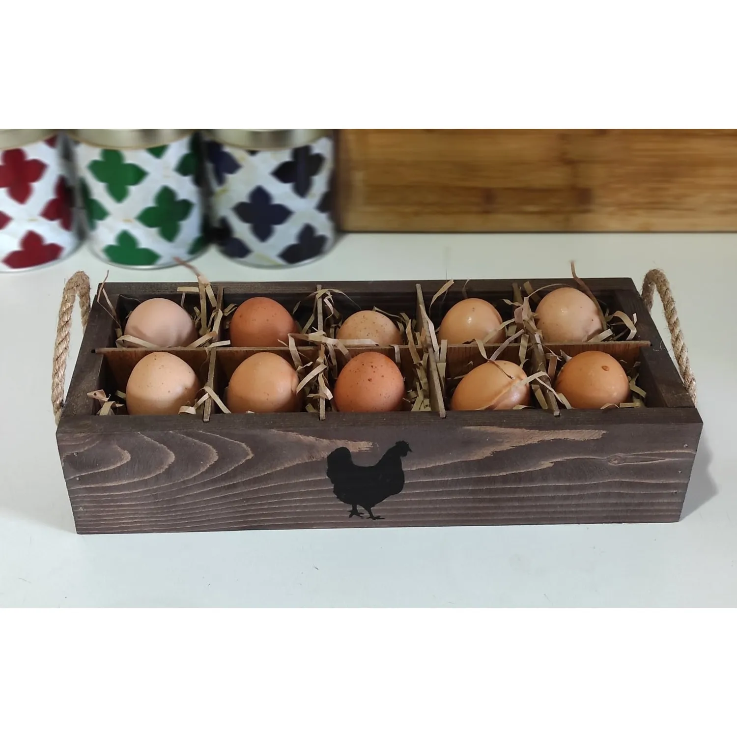 Wooden Egg Storage Rack 1 Tiers Refrigerator Egg Organizer Container 10 Grid Space Saving Kitchen Egg Holder Natural Farm's Life
Wooden Egg Storage Rack 1 Tiers Refrigerator Egg Organizer Container 10 Grid Space Saving Kitchen Egg Holder Natural Farm's Life