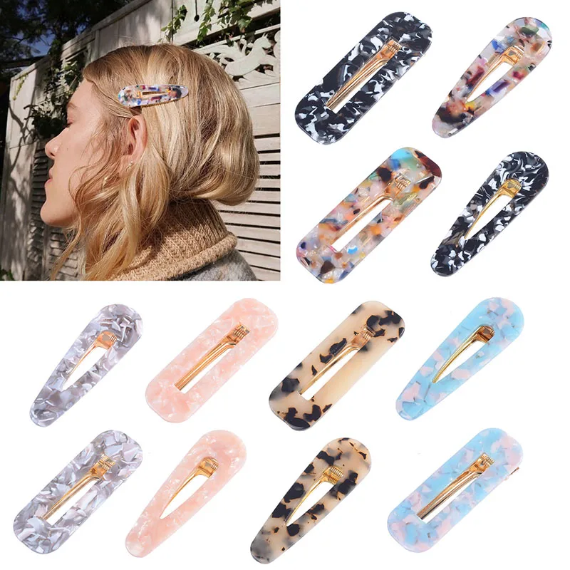 Hot Sale Fashion Acetate Hair Clips Korean Hair Accessories Elegant Golden Flakes Colorful Geometric Acrylic Hair Clip for Women
Hot Sale Fashion Acetate Hair Clips Korean Hair Accessories Elegant Golden Flakes Colorful Geometric Acrylic Hair Clip for Women