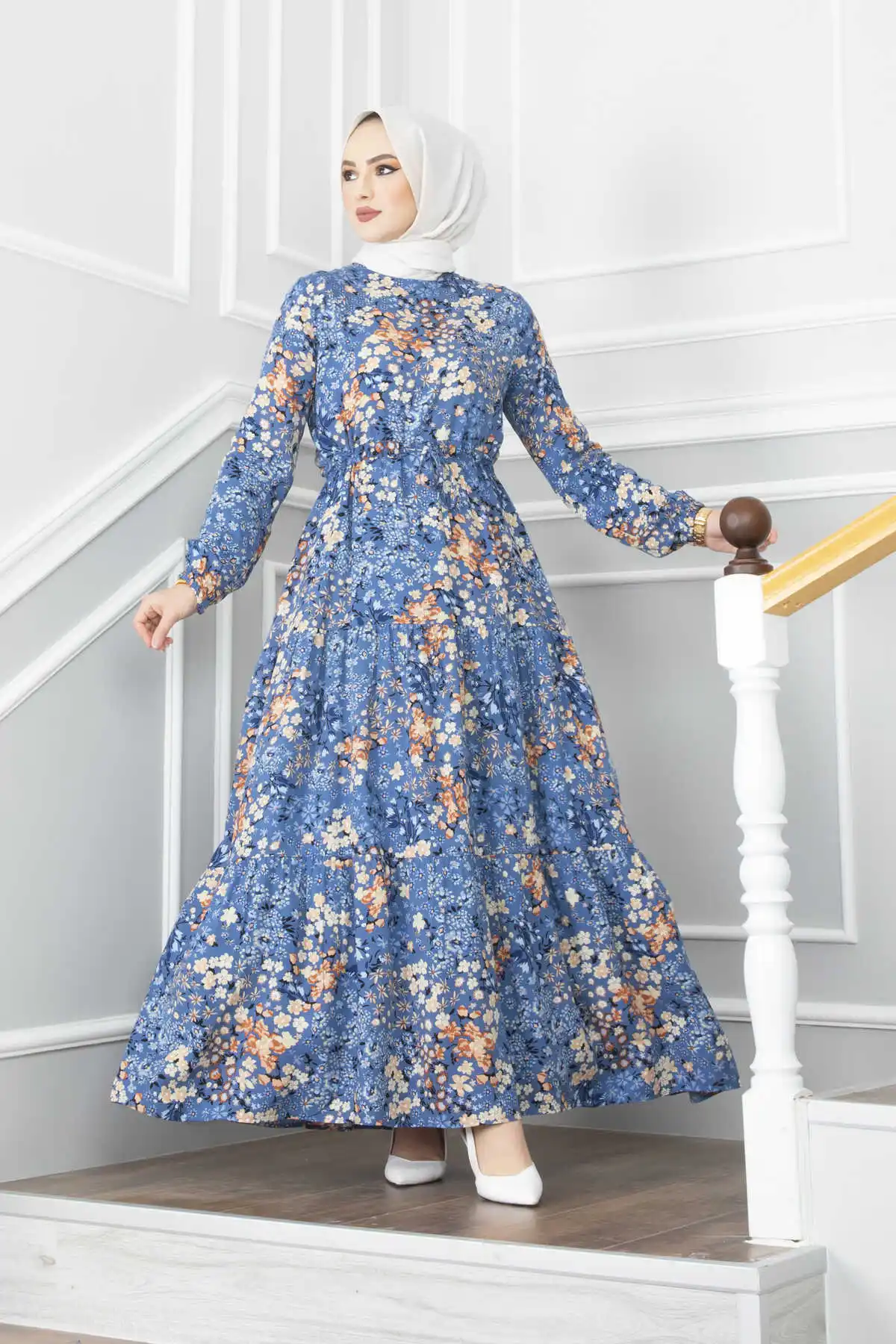 Women Tunnel Belt Floral Pattern Dress Ramadan 2022 New Year Muslim Luxury Kaftan Dubai Abaya Turkey Musulman Hot Sale Clothes
Women Tunnel Belt Floral Pattern Dress Ramadan 2022 New Year Muslim Luxury Kaftan Dubai Abaya Turkey Musulman Hot Sale Clothes