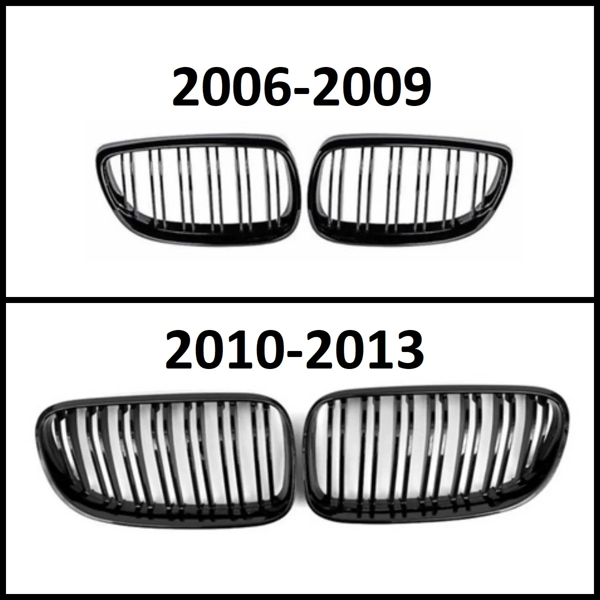 Gloss Black Front Kidney Grille for BMW 3 Series E92 2006-2009 2010-2013 Grille Front Bumper Grill Car Styling Quality
Gloss Black Front Kidney Grille for BMW 3 Series E92 2006-2009 2010-2013 Grille Front Bumper Grill Car Styling Quality